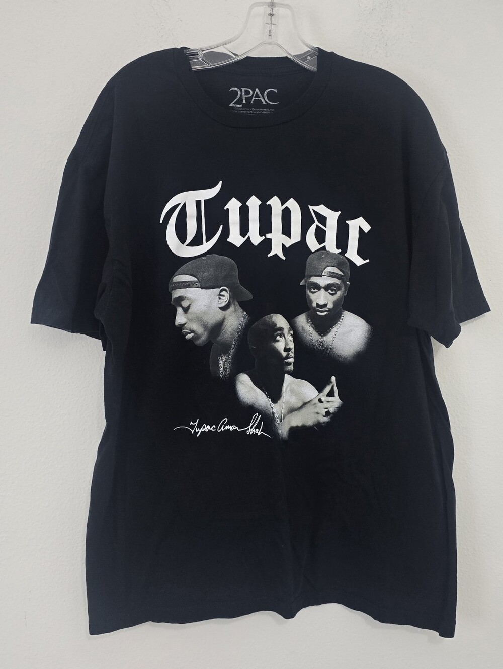 Tupac Shakur Graphic T-Shirt - Black